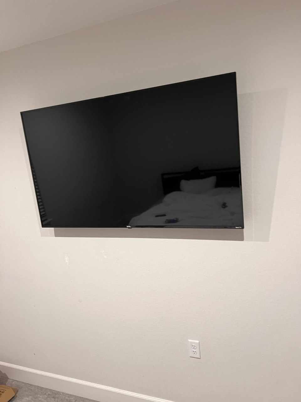 TV mounting bedroom