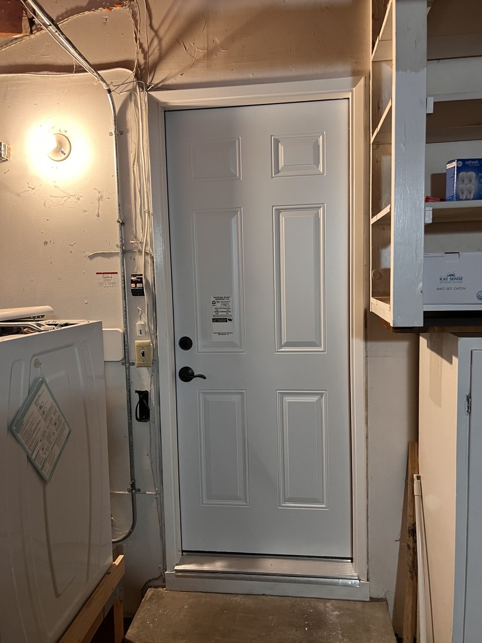 Utility door installation