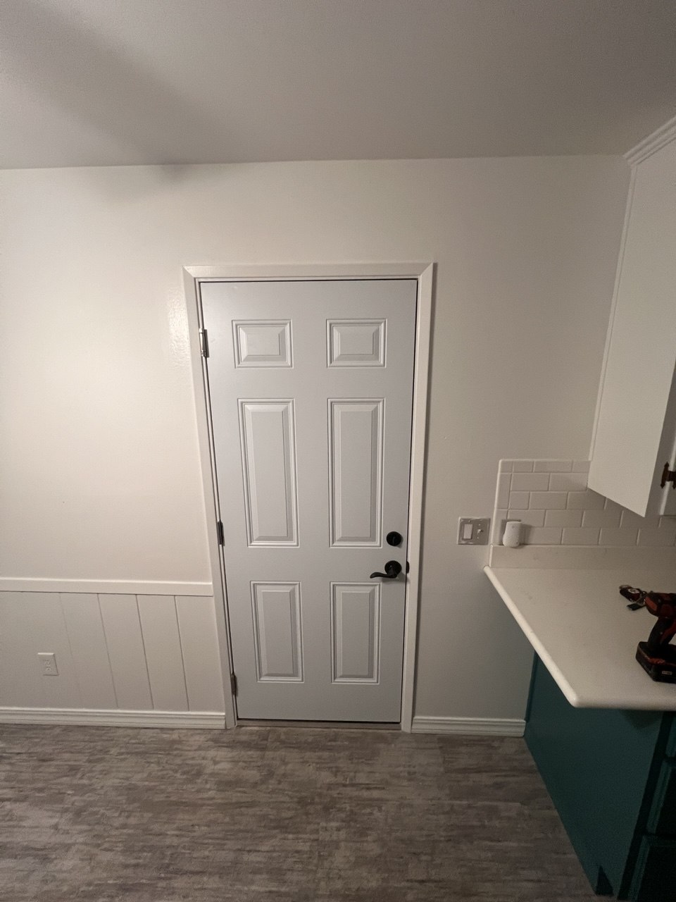 Interior door installation