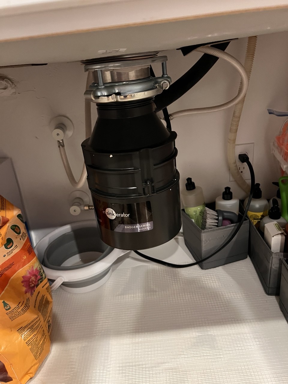 Garbage disposal installation